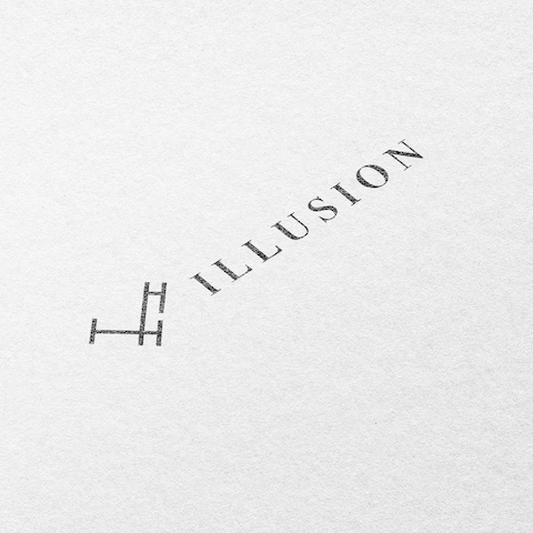 【自主制作】コスメブランド「ILLUSION」　ロゴデザイン