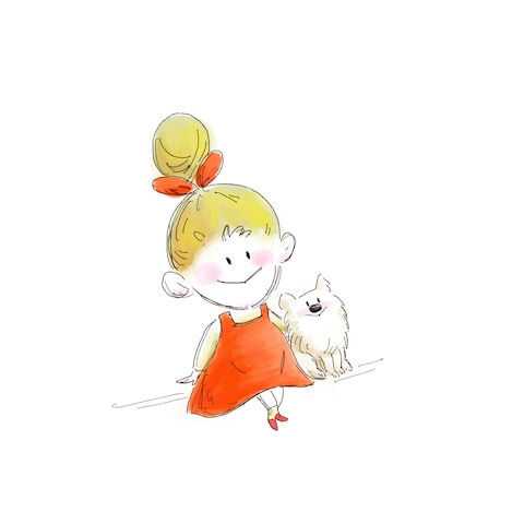 犬と少女
