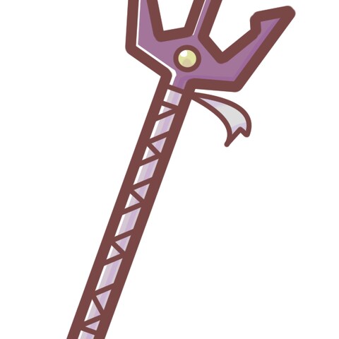 友人の校内コンペ用イラスト　槍