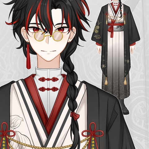 和服男性V