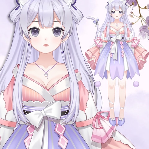 紫色女性vtuber