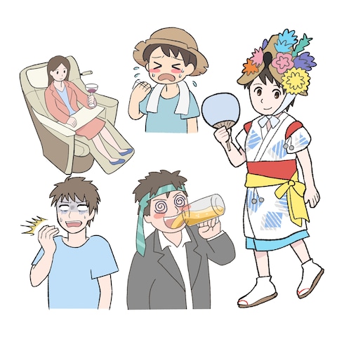 ストックイラストに投稿したものです