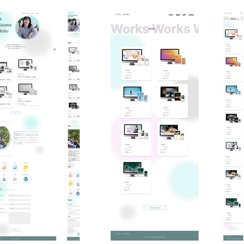自身のポートフォリオサイト
