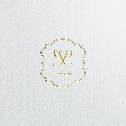ネイルチップショップ　petale様ロゴデザイン