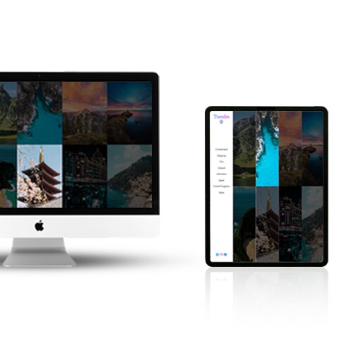 旅行サイトのサンプルです。