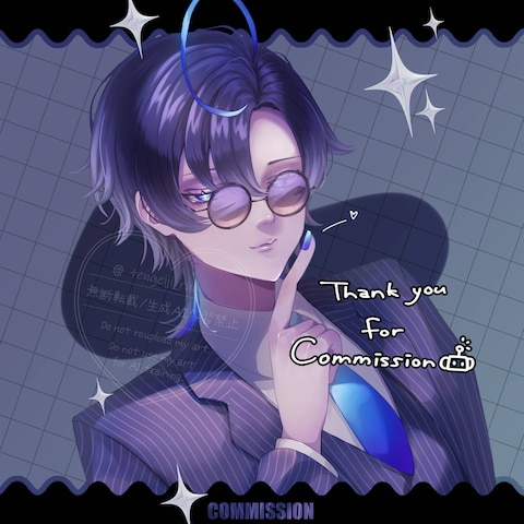 バストアップ等身イラスト