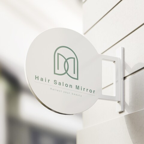 Hair Salon Mirro 様　ロゴ