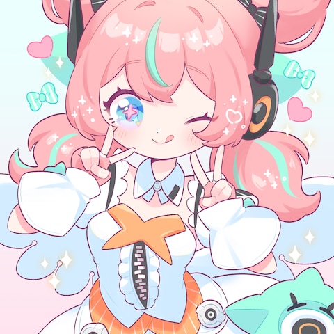 1枚絵　膝上＋背景