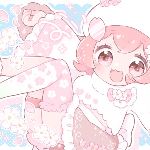 1枚絵　全身＋背景