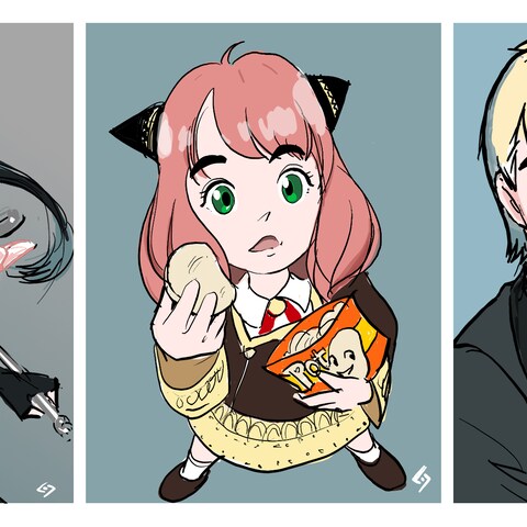 のんファンアート　SPY FAMILY編