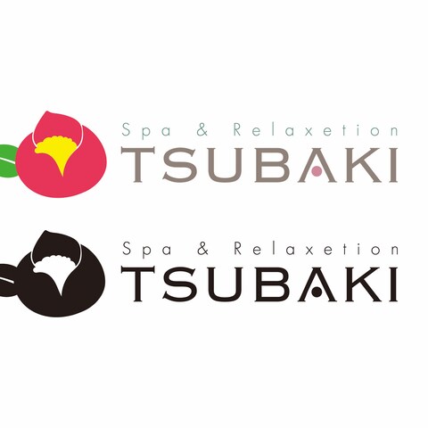 スパ&リラクゼーション　TSUBAKI様　店舗用ロゴデザイン