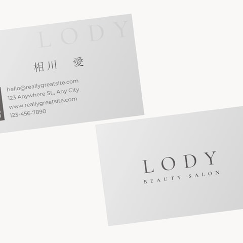名刺_Beauty Salon