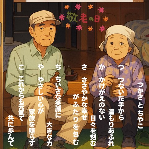 敬老の日　デジタルアート