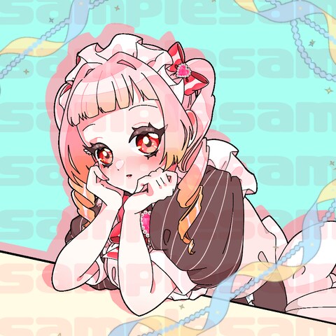 CDジャケット風レトロ1枚絵