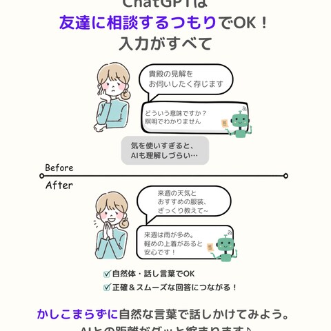 友達に相談するつもりでOK