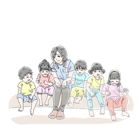 SNS等などで使える保育士アイコンイラスト