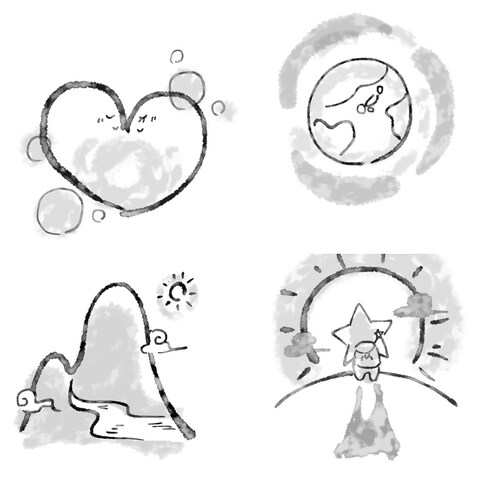 ほのぼの挿絵イラスト