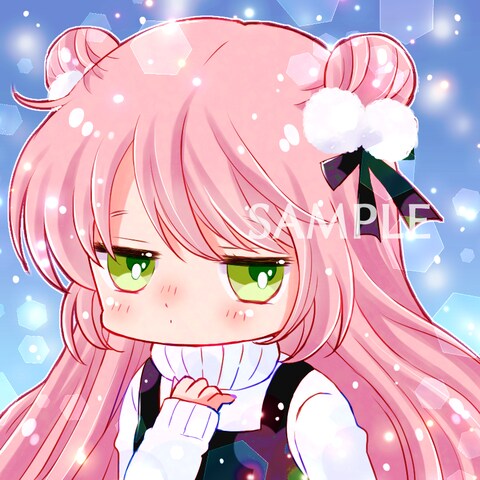 1.かわいいデフォルメ(バストアップ)
