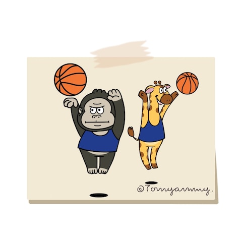 ステッカー用イラスト