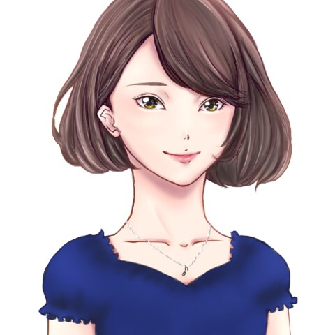 名刺用似顔絵作成