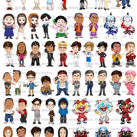 アプリゲーム用人物イラスト