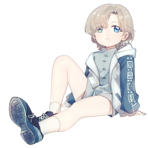 一枚絵のイラスト作成