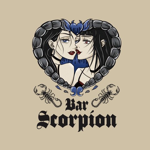 Bar Scorpion のロゴ作成