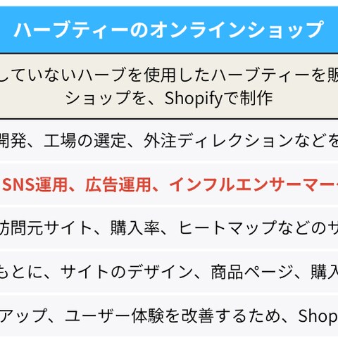 ハーブティー販売ECサイト