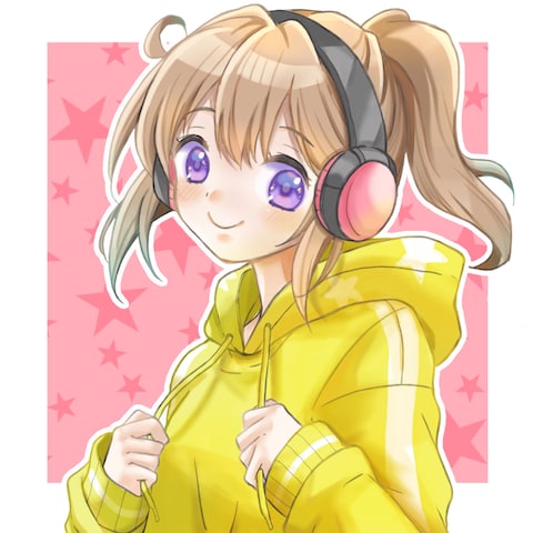 ヘッドフォンと女の子