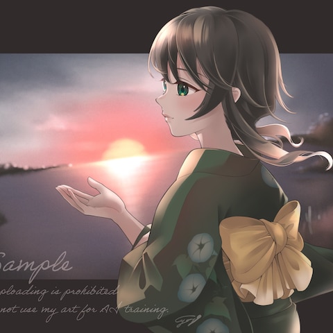 オリジナル曲MV用イラスト