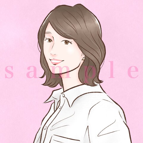 アイコンイラスト(大人かわいい似顔絵イラスト描きます)