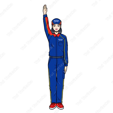 等身大ポスター用イラスト（アメコミ風）