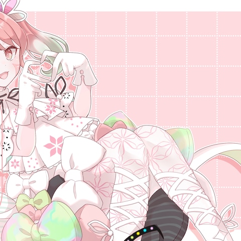 ボカロオリジナル　サムネイルイラスト