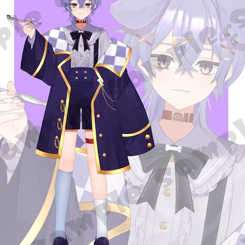 甘神ある様　Live2Dイラスト・モデルの制作