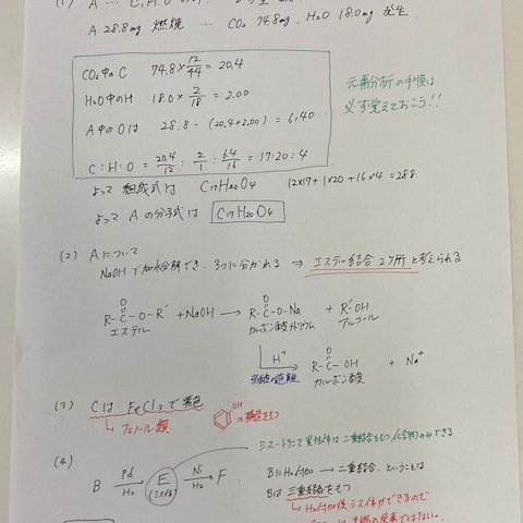 化学解説一例