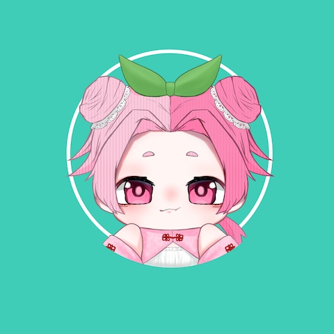 自作キャラデフォルメイラスト