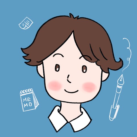背景線画には趣味のアイテムもおすすめです。
