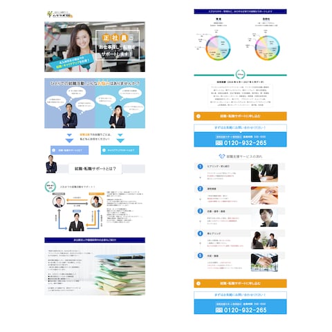 企業向け求人LP