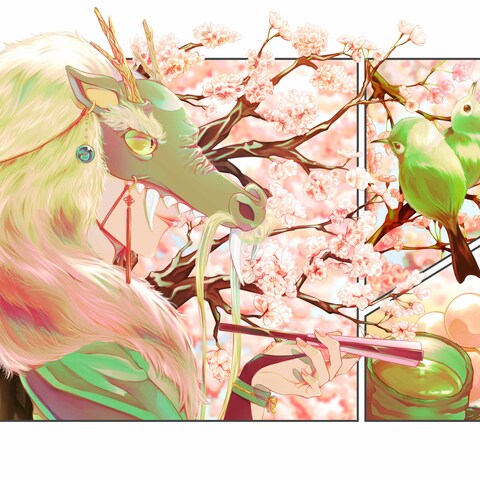 春咲う繁吹き桜