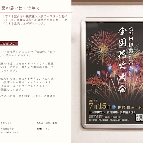 花火大会　ポスター