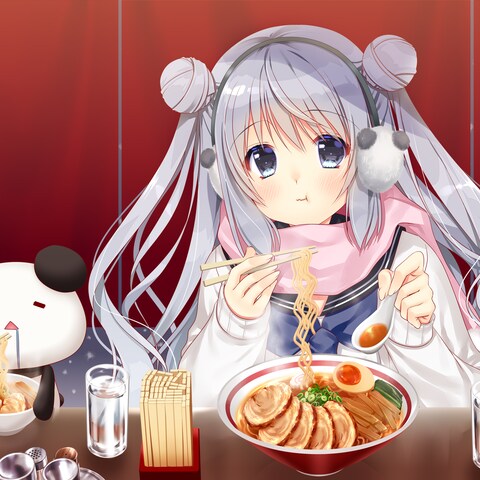 背景有り横長イラスト