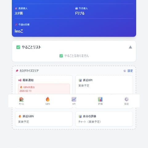 業務DX管理システム【データ視覚化・管理画面】