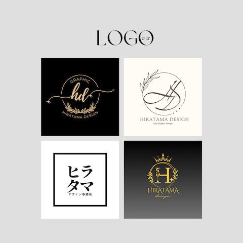 hiratama design ロゴ見本