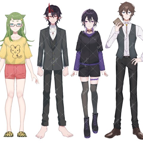 VTuberキャラクターデザイン
