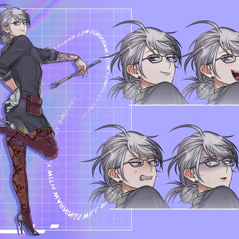 COMMISSION｜TRPG｜立ち絵サンプル