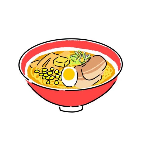 ラーメンのイラスト