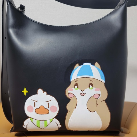 バッグへのペイント