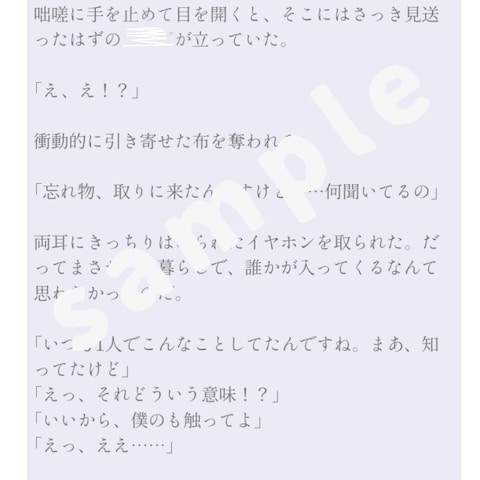 夢小説サンプル