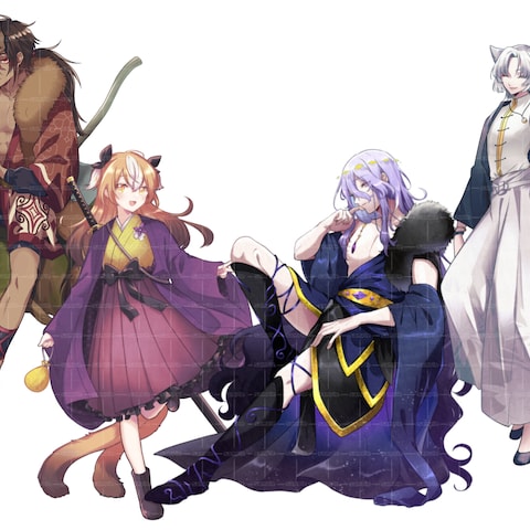 人外キャラクター立ち絵