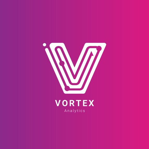 『Vortex Analytics』のロゴデザイン